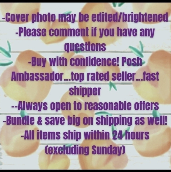 Lemon print ladies buttondown EUC Medium - Picture 6 of 7